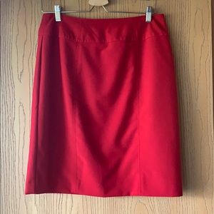Worthington Red Pencil Skirt